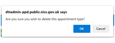 Add a new appointment type